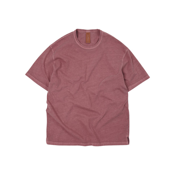 OG PIGMENT DYEING HALF TEE - PINK