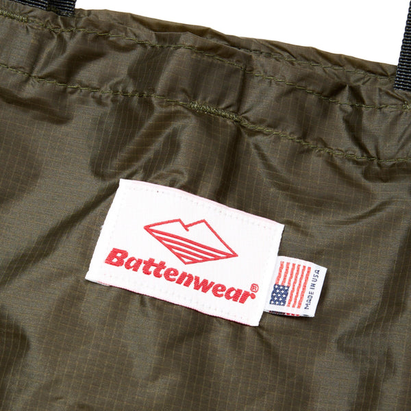 Battenwear Packable Tote - Olive & Black