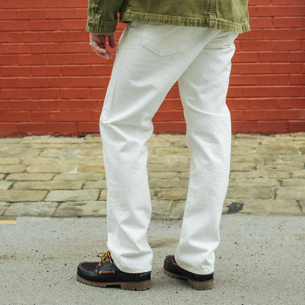 105 90's DENIM JEANS - WHITE