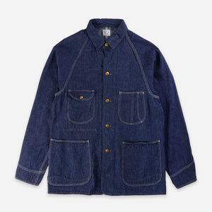 Orslow - 1950'S DENIM COVERALL JACKET - ONE WASH -  - Main Front View