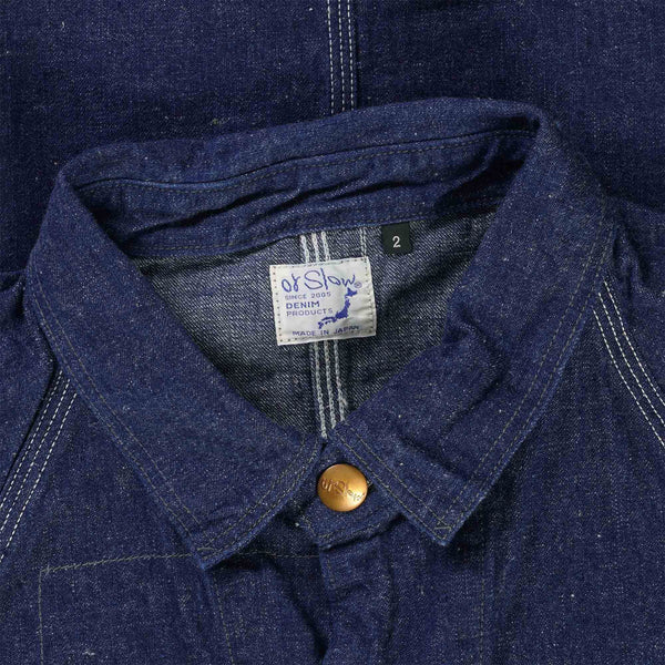 1950'S DENIM COVERALL JACKET - ONE WASH