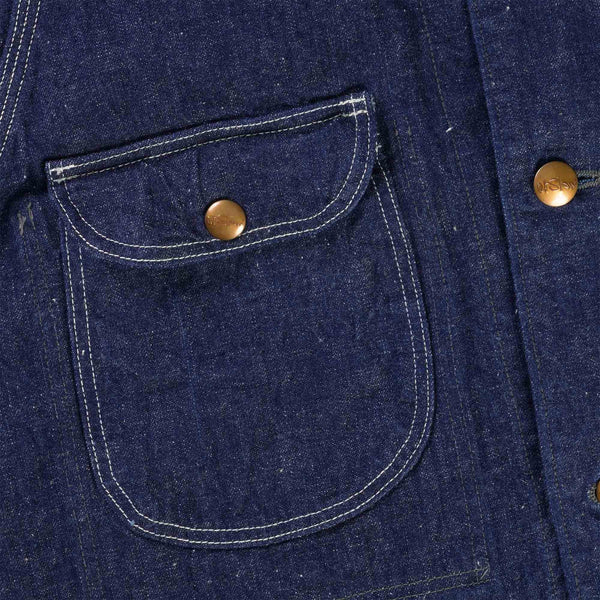 1950'S DENIM COVERALL JACKET - ONE WASH