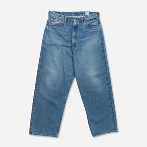Orslow - SUPER DAD DENIM JEANS - BLUE USED -  - Main Front View
