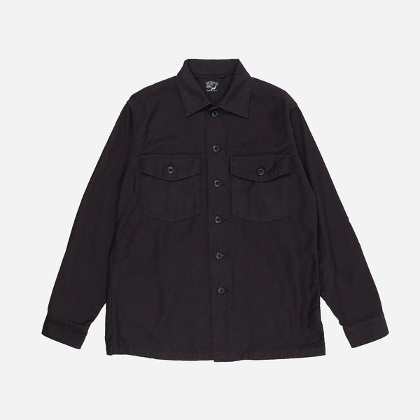 US. ARMY FATIGUE SHIRT - BLACK