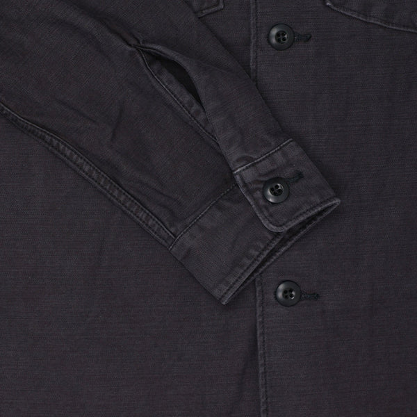 US. ARMY FATIGUE SHIRT - BLACK