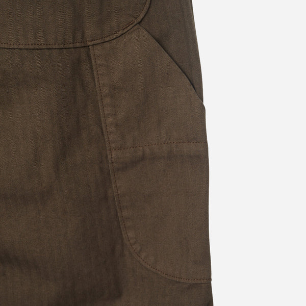 WIDE FIT WORK PANT - COFFEE BROWN