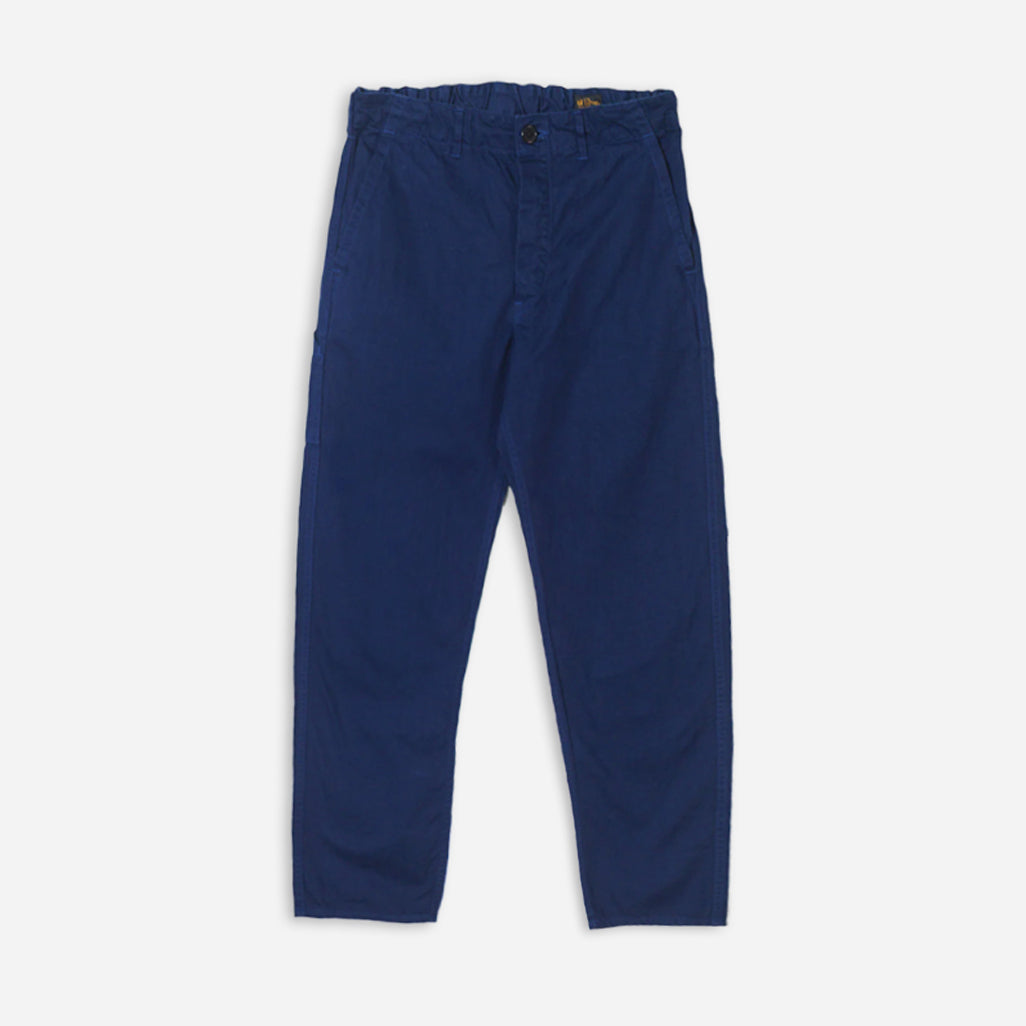 Orslow FRENCH WORK PANT - BLUE - The Great Divide