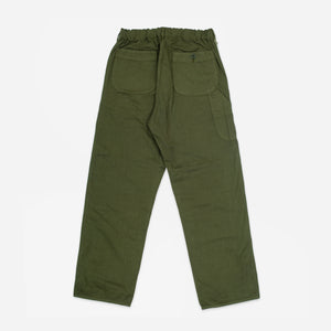 Orslow - WIDE FRENCH WORK PANT - ARMY GREEN -  - Alternative View 1
