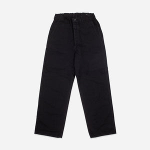 Orslow - WIDE FRENCH WORK PANT - BLACK -  - Main Front View
