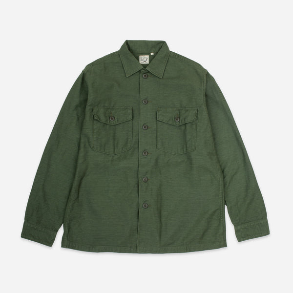 Orslow U.S ARMY FATIGUE SHIRT - OLIVE GREEN - The Great Divide