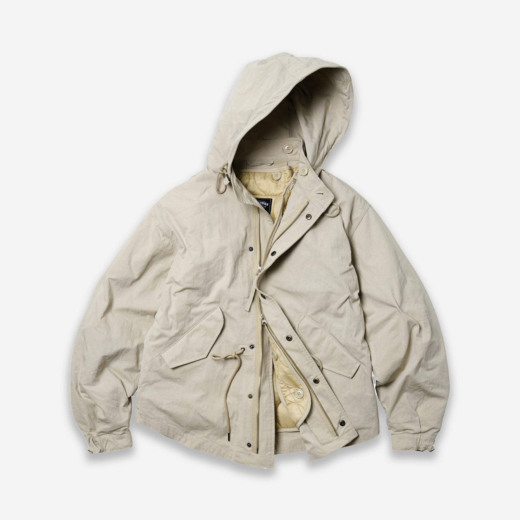 Frizmworks OSCAR FISHTAIL 2 IN 1 JACKET - IVORY - The Great Divide