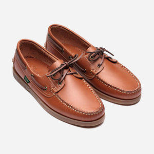 Paraboot - BARTH BOAT SHOE LEATHER - LISSE WHISKY -  - Alternative View 1