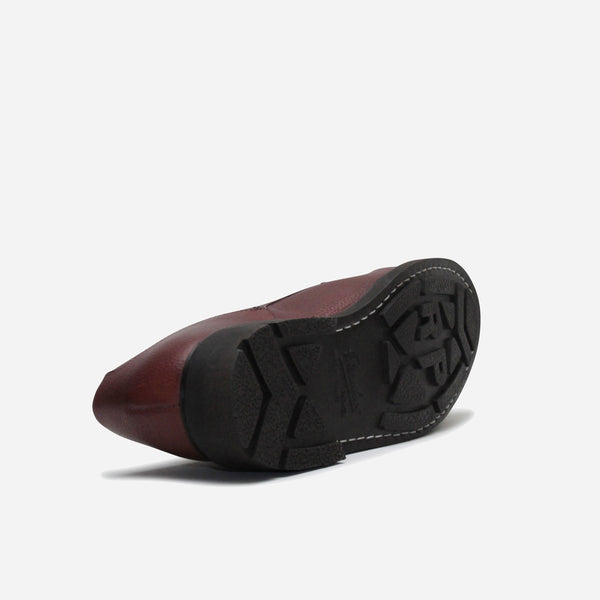 CHAMBORD PEBBLED LEATHER - GRAINE MARRON