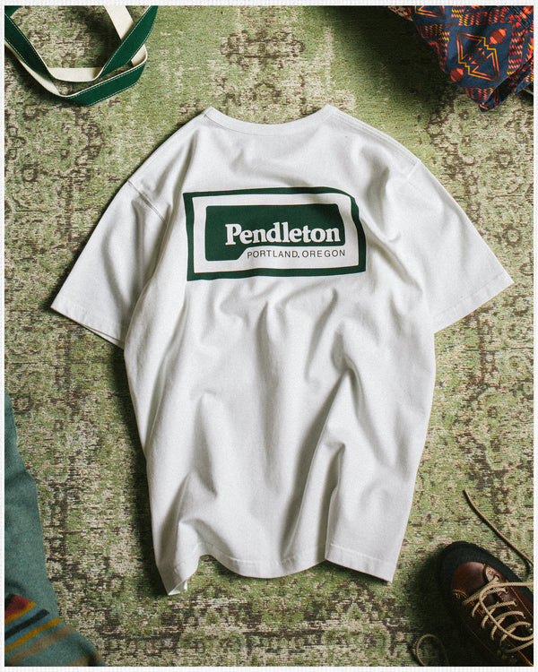 PATCH GRAPHIC T-SHIRT - BRIGHT WHITE