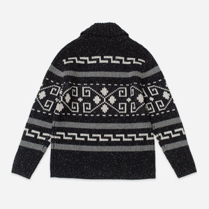 Pendleton - THE ORIGINAL WESTERLEY CARDIGAN - BLACK DONEGAL -  - Alternative View 1