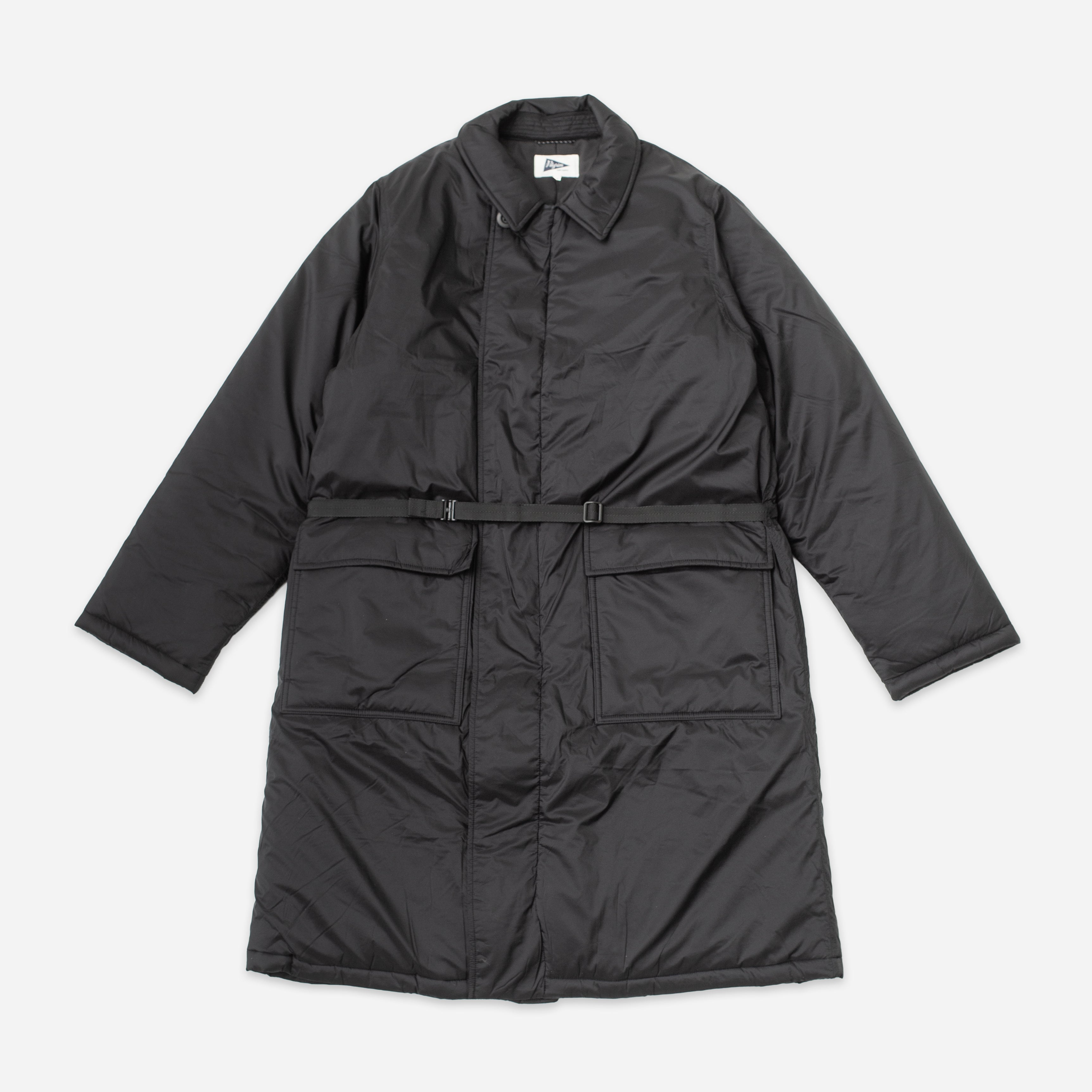 Pilgrim Surf + Supply HAMMOND INSULATED LONG COAT - BLACK - The