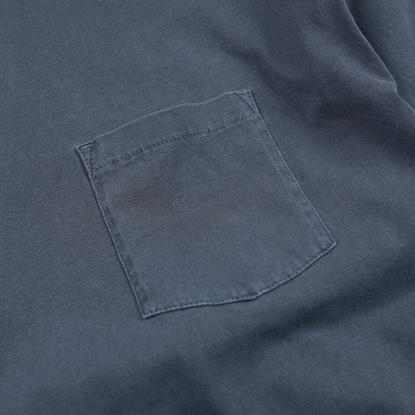 PIGMENT POCKET L/S T-SHIRT - BLUE