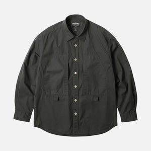 Frizmworks - POCKET LOOP WORK SHIRT - CHARCOAL -  - Main Front View