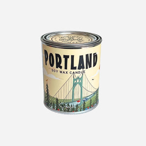 Good and Well Supply Co - 8 oz DESTINATION SOY CANDLE - PORTLAND -  - Main Front View