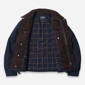 Frizmworks - QUILTED HERITAGE HUNTING JACKET - NAVY -  - Alternative View 1