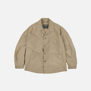 Frizmworks - RELAXED COVERALL JACKET - BEIGE -  - Main Front View
