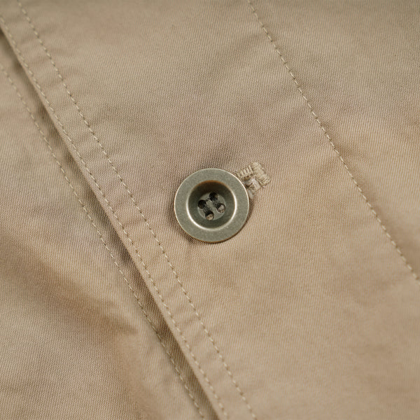 RELAXED COVERALL JACKET - BEIGE