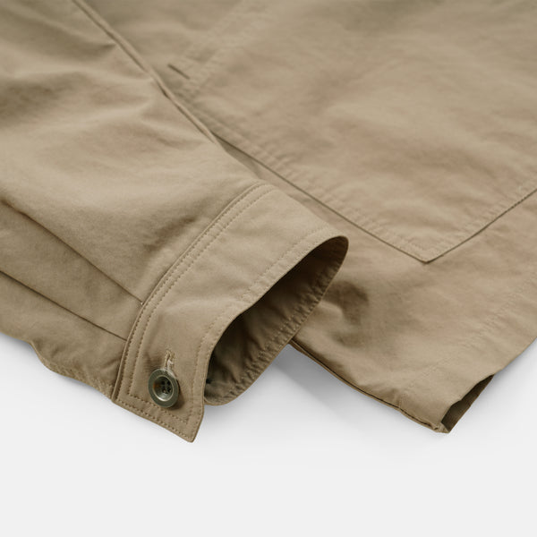 RELAXED COVERALL JACKET - BEIGE