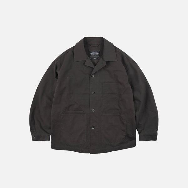 RELAXED COVERALL JACKET - CHARCOAL