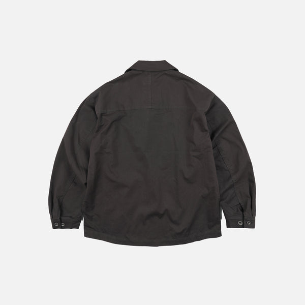 RELAXED COVERALL JACKET - CHARCOAL