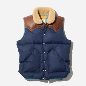 Rocky Mountain Featherbed - Christy Vest - Navy -  - Main Front View