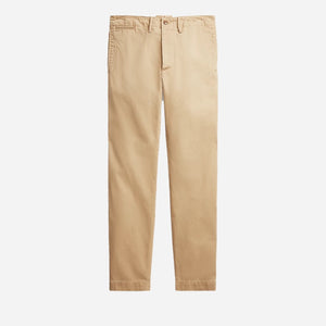 Double RL By Ralph Lauren - OFFICER'S FLAT CHINO PANT - NEW KHAKI -  - Main Front View