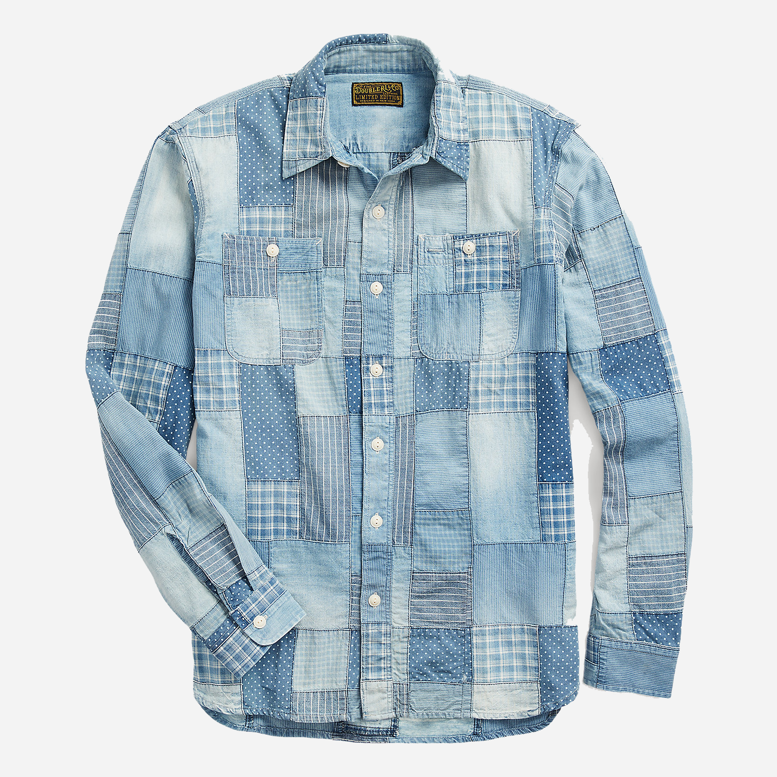 Double RL By Ralph Lauren Limited-Edition Patchwork Workshirt