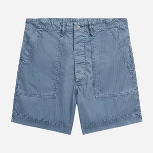 Double RL By Ralph Lauren - ARMY UTILITY CARGO SHORTS - FADED BABY BLUE -  - Main Front View
