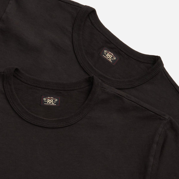 TWO PACK VINTAGE T-SHIRTS - BLACK