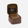 Double RL By Ralph Lauren - LEATHER WATCH CASE - DARK MAHOGANY -  - Main Front View