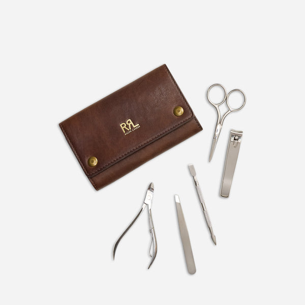 RRL Nail Grooming Kit & Leather Case