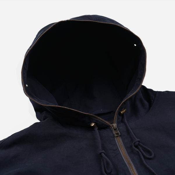 SAILING HOODED PARKA JACKET - NAVY