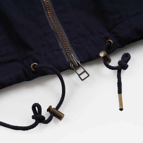 SAILING HOODED PARKA JACKET - NAVY