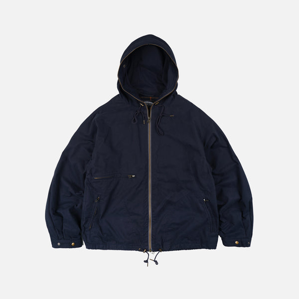 SAILING HOODED PARKA JACKET - NAVY