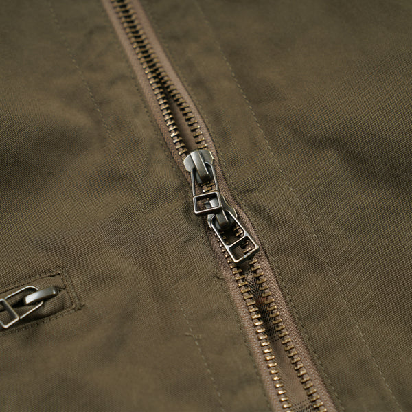 SAILING HOODED PARKA JACKET - OLIVE