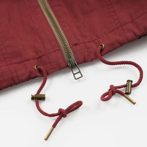 SAILING HOODED PARKA JACKET - RED