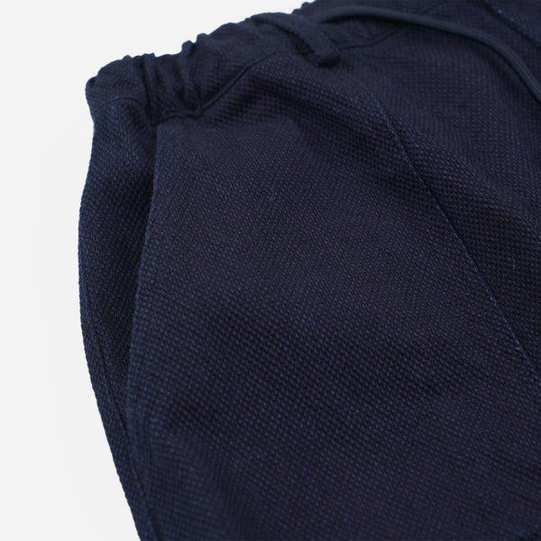 SASHIKO DENIM BALLOON PANTS - INDIGO