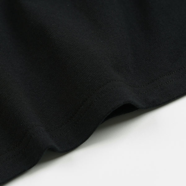 SCRATCH BUILT MOTORS HALF T-SHIRT - BLACK