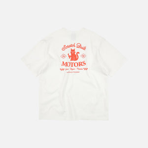 Frizmworks - SCRATCH BUILT MOTORS HALF T-SHIRT - WHITE -  - Alternative View 1