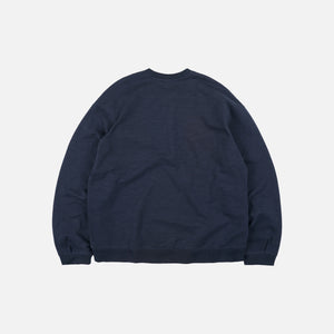 Frizmworks - SLUB HENLEY L/S T-SHIRT - NAVY -  - Alternative View 1