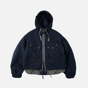 Frizmworks - SMOCK 2 IN 1 HOODED PARKA JACKET - NAVY -  - Main Front View