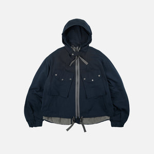 Frizmworks - Frizmworks Smock Hooded Parka - Navy -  - Main Front View