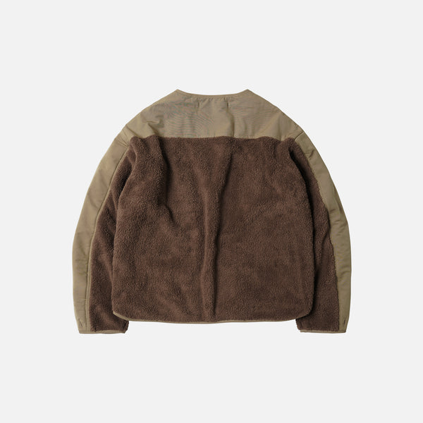 SMOCK HOODED 2 IN 1 PARKA JACKET - TAN