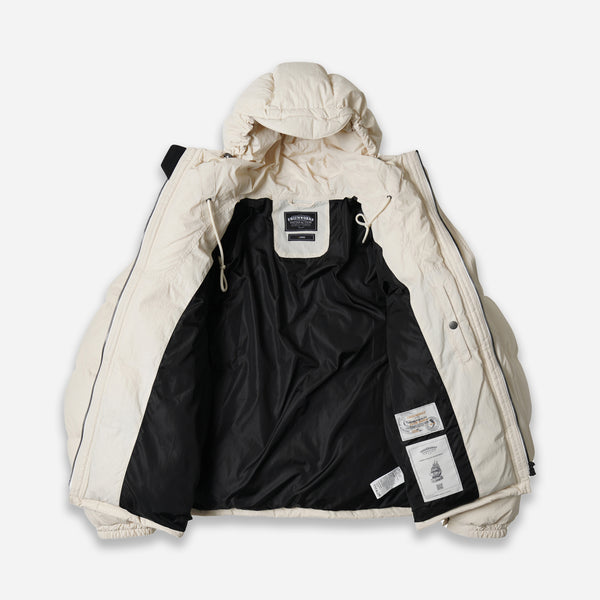 SMOCK PUFFER DOWN PARKA - CREAM