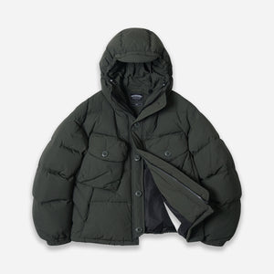 Frizmworks - SMOCK PUFFER DOWN PARKA - DARK GREEN -  - Alternative View 1